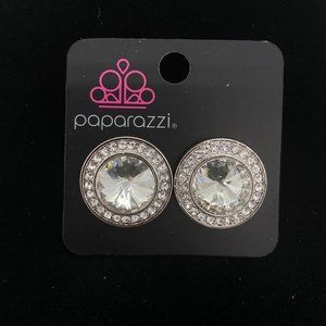 Paparazzi Fashion Jewelry What Should I Bling White Post Earrings